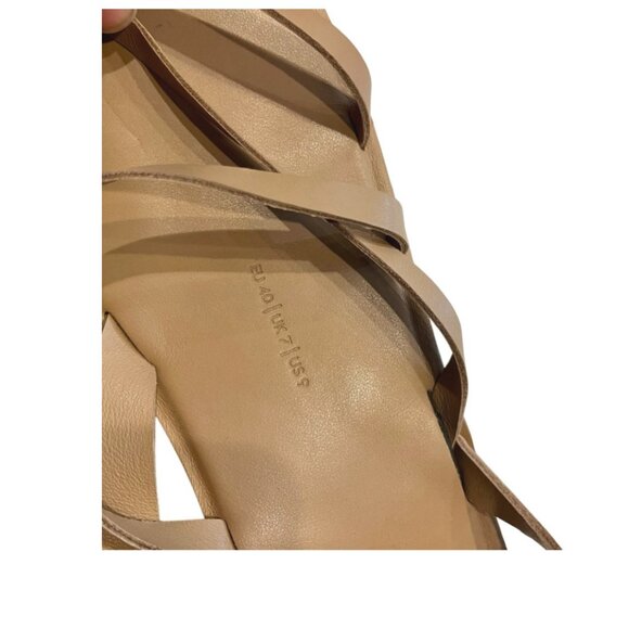 Groundies Vienna Leather Barefoot Sandals – Nude Beige – Women’s 9 (EU 40) - Picture 2 of 4